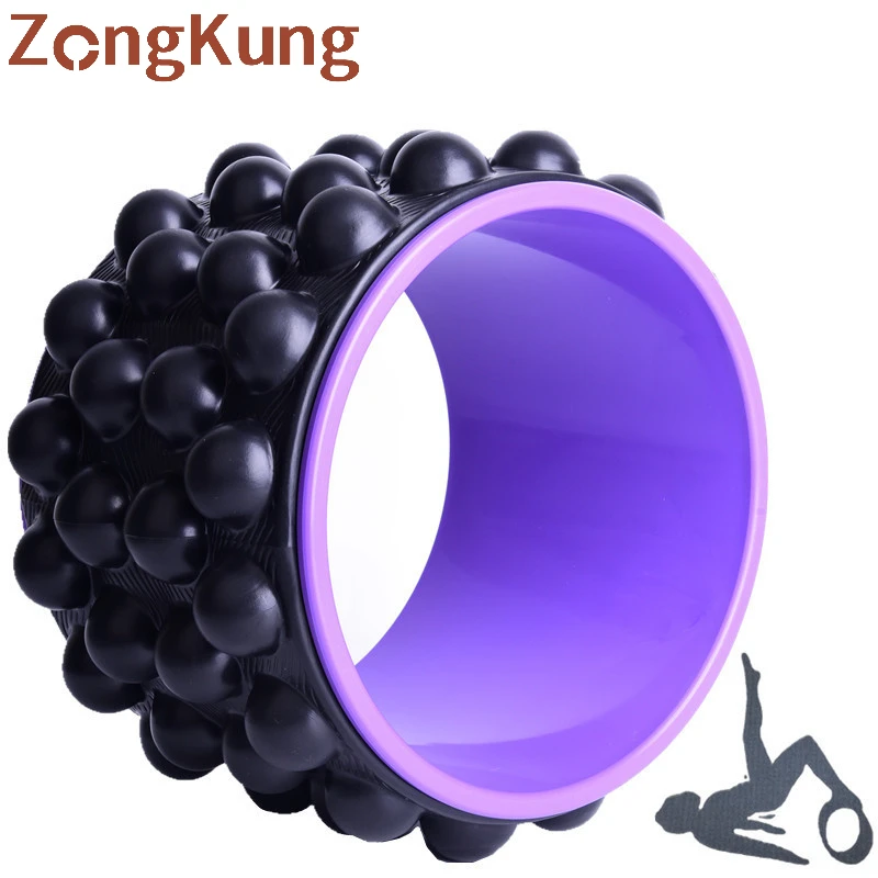 Slim Legs and Waist Muscle Relaxer Yoga Assist WheelPregnancy Parent-Child Yoga Abdominal Wheelyogawheel Fitness Exerciser