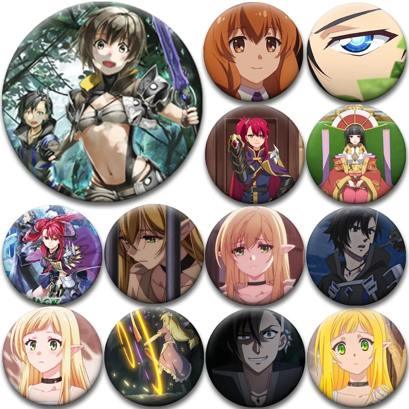 

Anime Black Summoner Simple Button Pins Snap-on Design Brooches Daily Fashion Decoration Badges Ideal Gifts for Friends 58/32mm