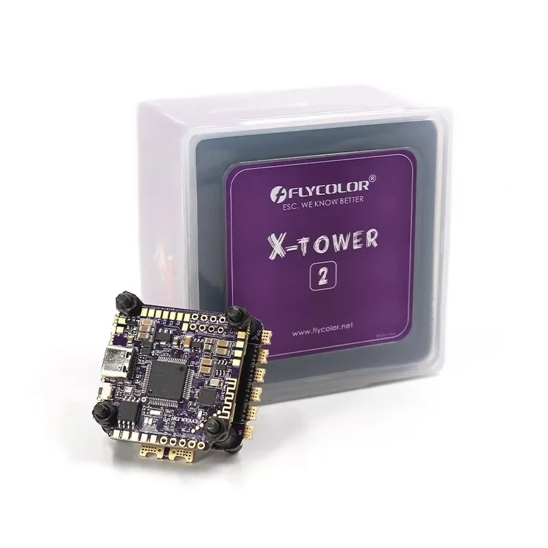 TOPesFLYCOLOR X-TOWER 2 FPV Stack - F722 Flight Controller With 60A 32Bit 4in1 ESC