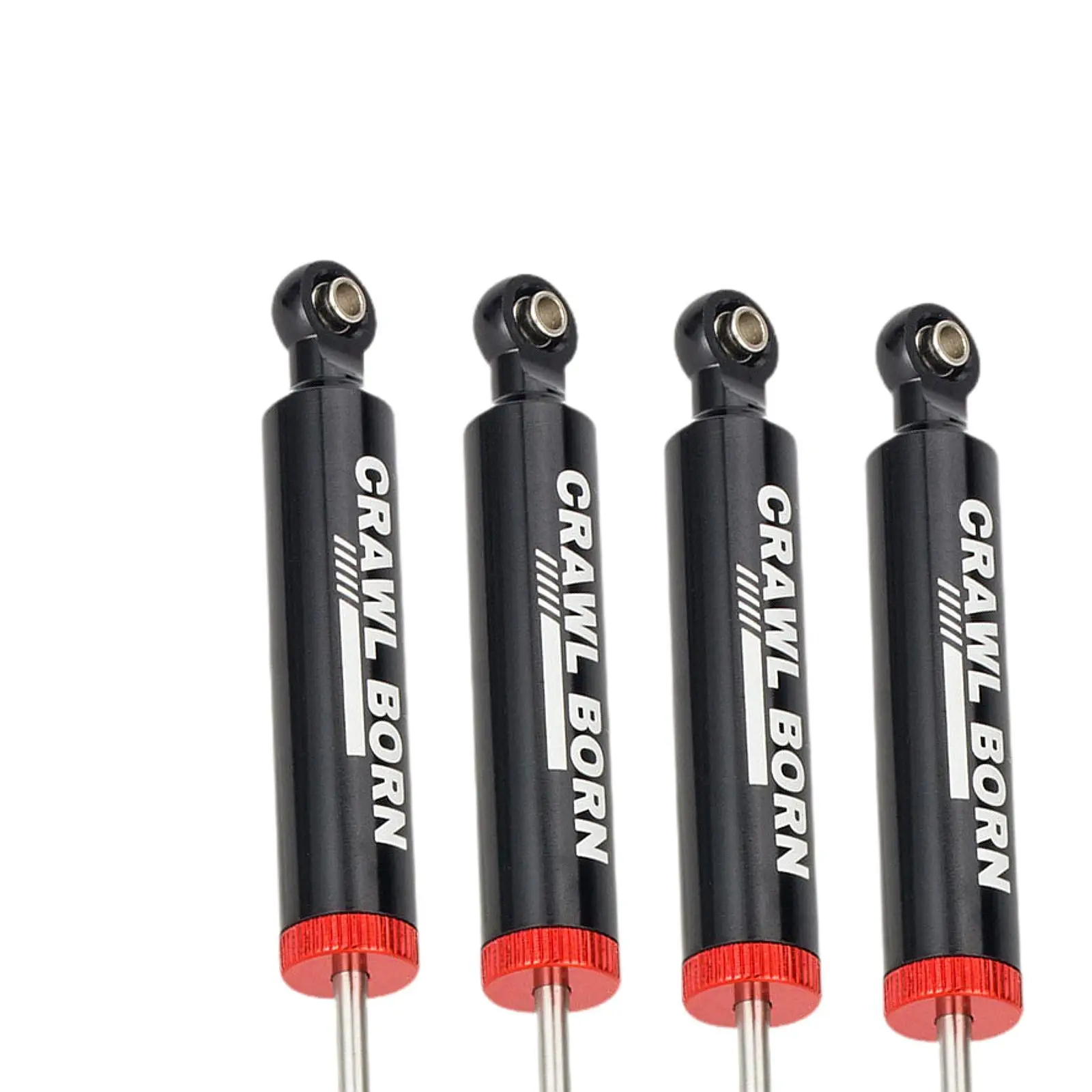 Amortisseurs hydrauliques en alliage RC, 4 pièces, ensemble d'amortisseurs de remplacement robustes 70mm pour Modification de voiture RC 1:10