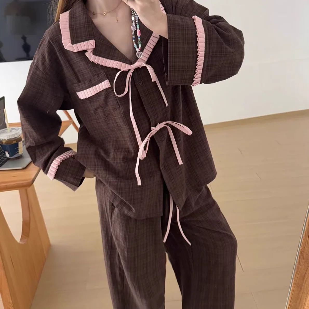 

Pjs Setwomen's Pajama Setwomen's Spring and Autumn Pajamasfashionable Home Clothes, Pajamascute and Soft Pajama Set