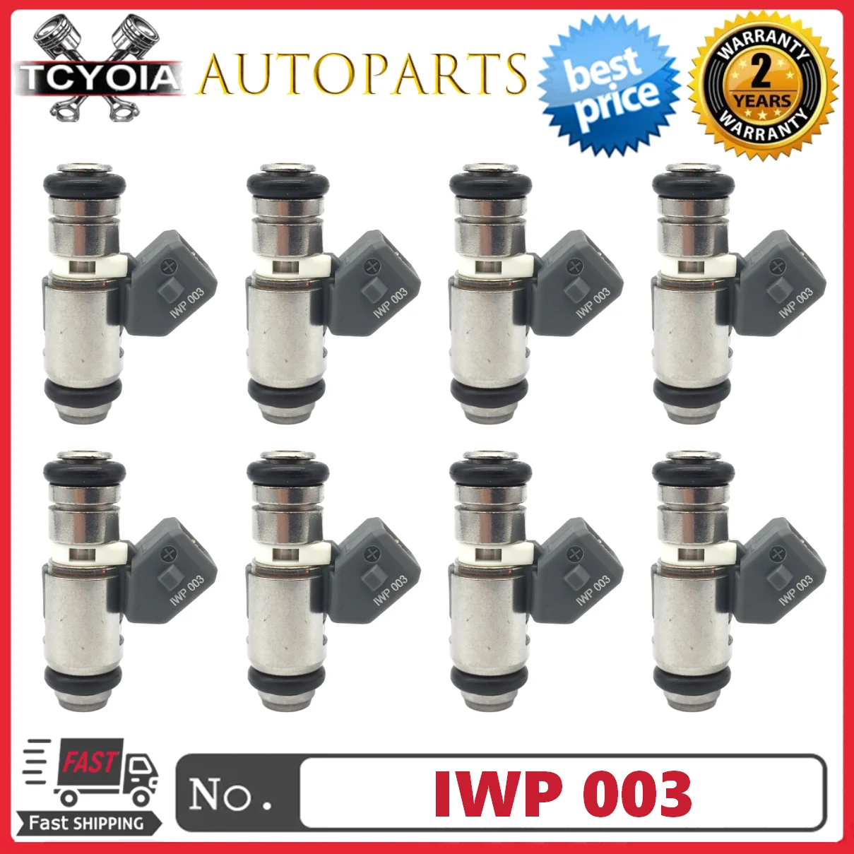4/20 Piezas IWP003 IWP-003 50100402 Inyectores de Combustible para Motor Fiat Palio Siena Fire 1,4 8V