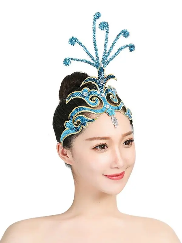 Apparel Accessories Ballerina Tiara Headdress  Headpiece Classical Dance Hair Costumes Dance Headwear