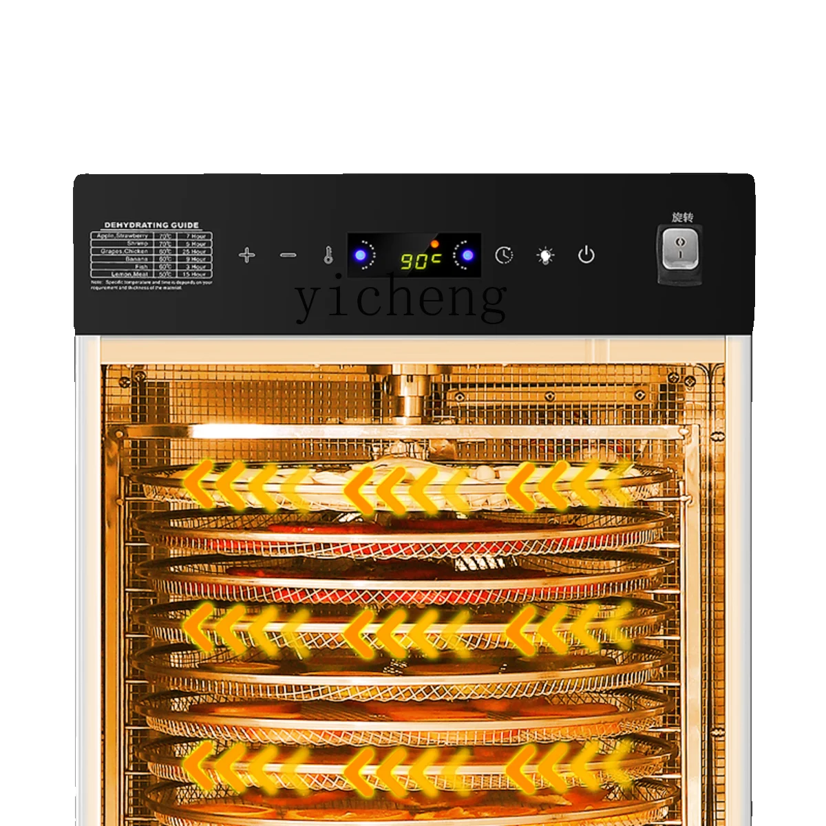 TQH rotary large dryer commercial food fruits and vegetables sweet potatoes grains Chinese herbal medicine baking drying oven