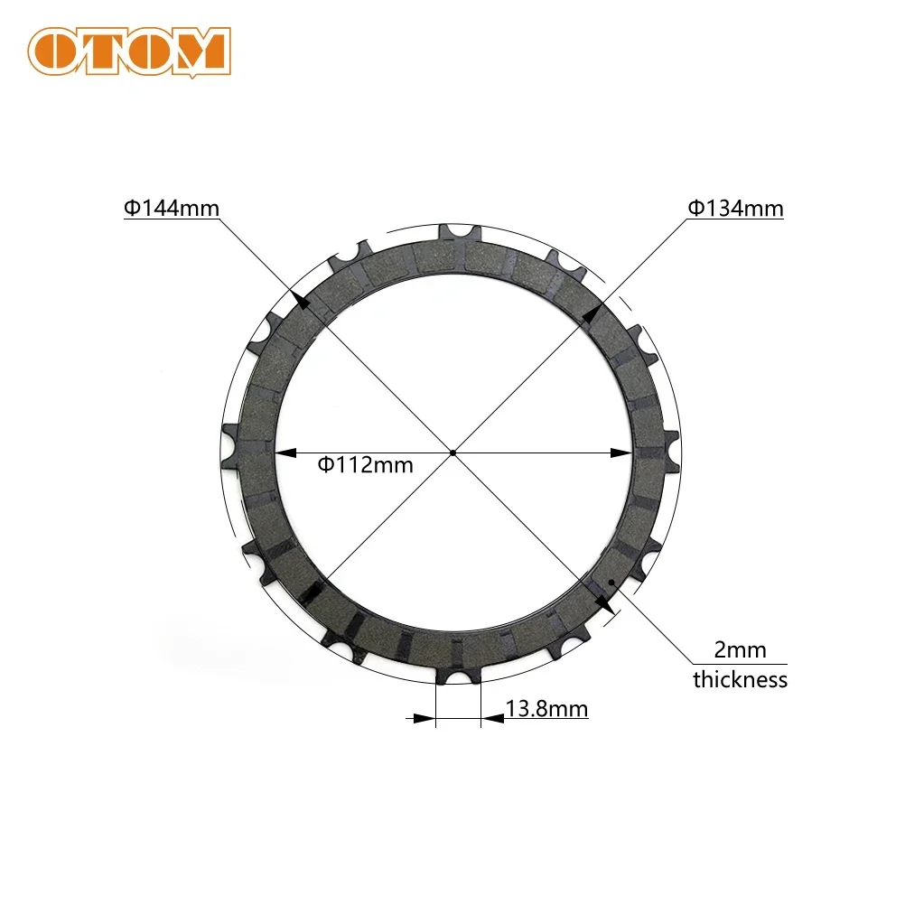 Placas de fricción de embrague de motocicleta, disco de revestimiento para KTM HUSQVARNA GASGAS EXC SX XCW TC TE TX EC EX MC 250 300, accesorios