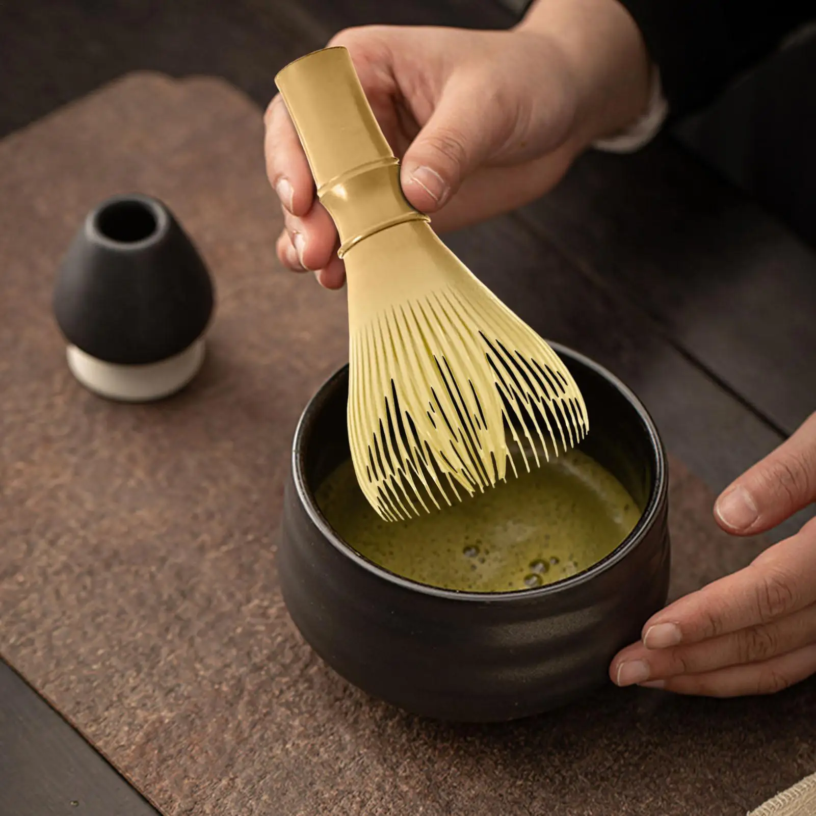 Matcha Green Tea Brushes Traditional Matcha Whisk Reusable matcha mixers stirrers for making and stirring matcha