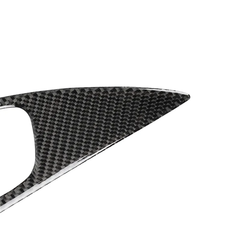 Carbon Fiber Black Stickers Cover Trim Car Styling Interior Decorative Accessories For Honda Civic 10th Gen 2016 2017 2018 2019
