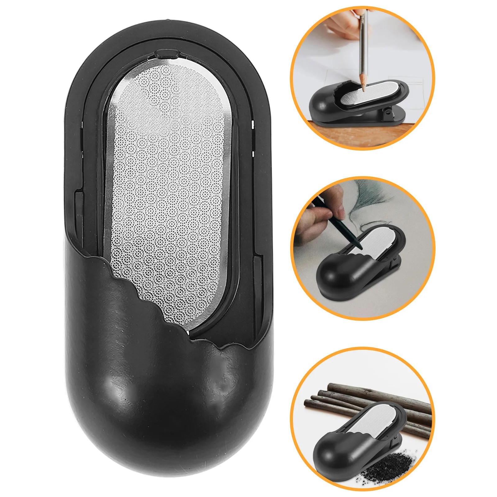 

Drawing Pencil Sharpener Small Charcoal Pencil Sharpener Portable Storage Powder Prevent Falling Ideal Art Supply