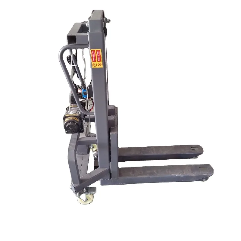 Portable electric truck-mounted forklift unloading truck warehouse lifting stacke rautomatic lifting platform truck