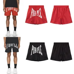 Purple Brand Letter Logo Printed Beach High Quality Casual Shorts Men's and Women's Shorts for Men Basketball Shorts