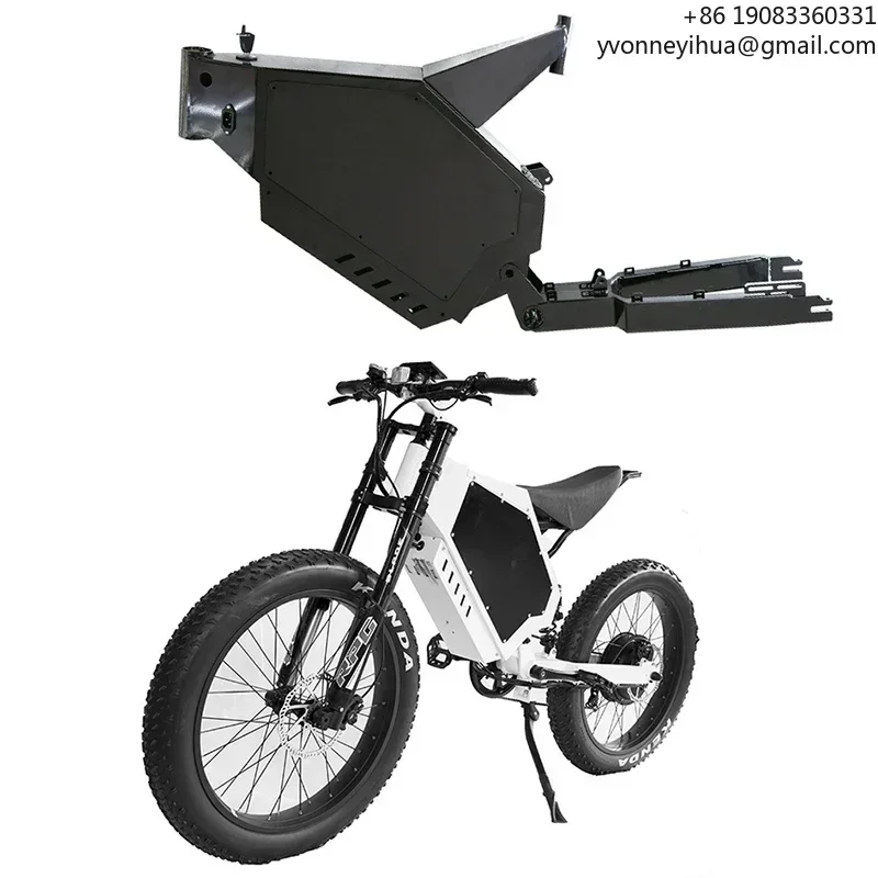 อะไหล่จักรยานไฟฟ้าคุณภาพสูง โครงจักรยานเหล็กแข็งแรง สำหรับรถจักรยานยนต์