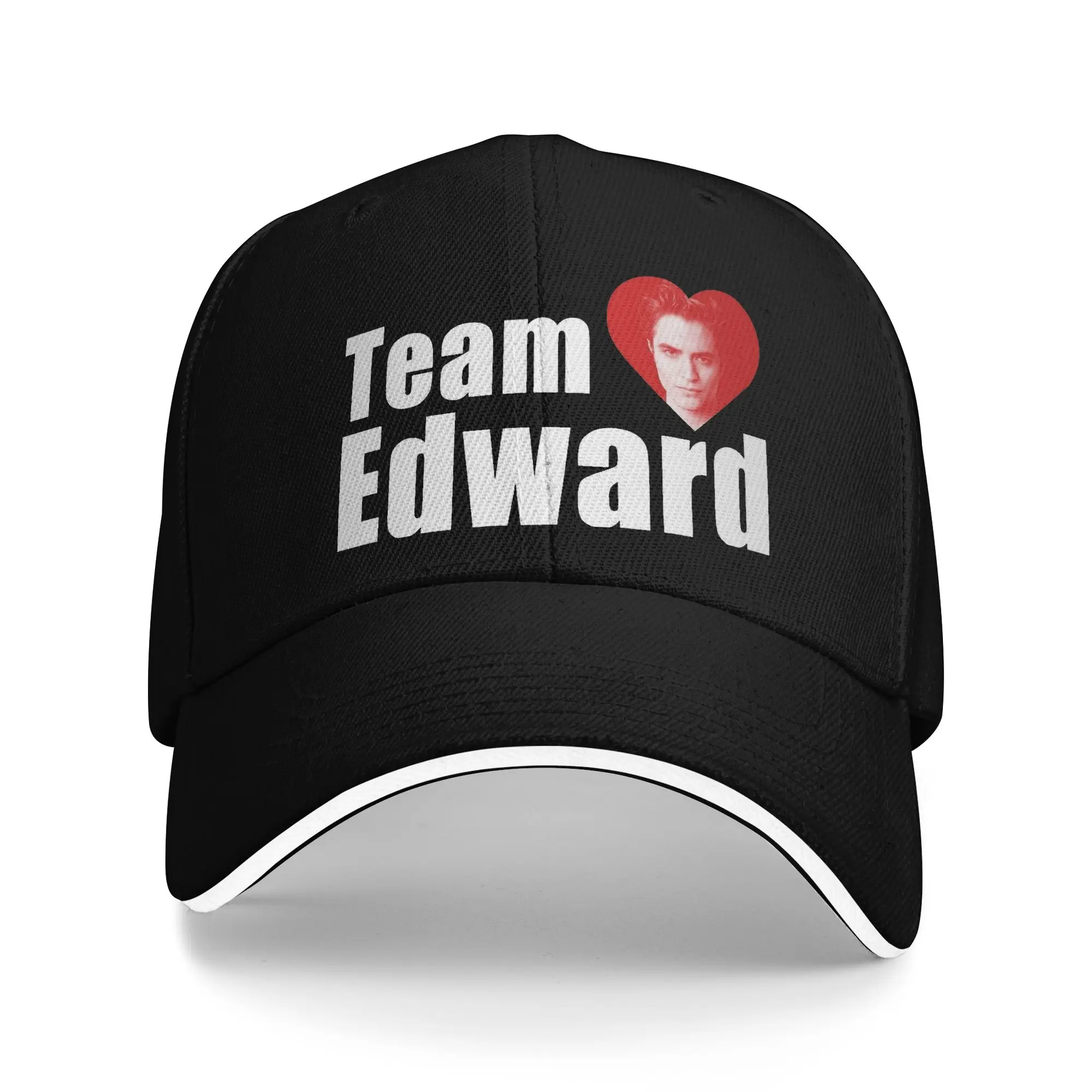 Twilight Movie Team Edward Baseball Caps Unisex Fashion Sun Hats  Hats Adjustable Snapback Caps Sun Hats Spring Hats