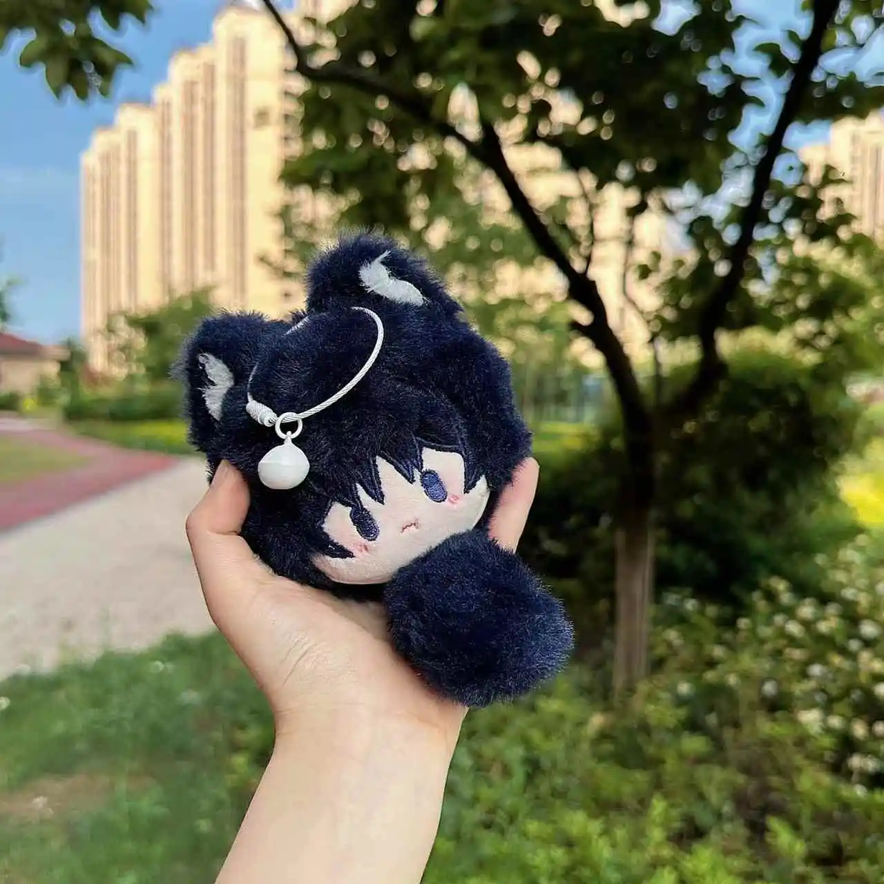 Plushie Genshin Impact Kunikuzushi Wanderer Doll Toy Plush Keychain Pendant Bag Accessory Game Cosplay Kids Gift Cute Dango