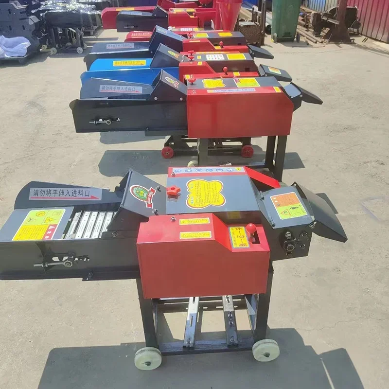 المصنع مباشرة توريد سيلاج العشب آلة قطع القشر 220 فولت الدواجن الماشية والخيول معالج تغذية الحيوانات جزازة قش الذرة