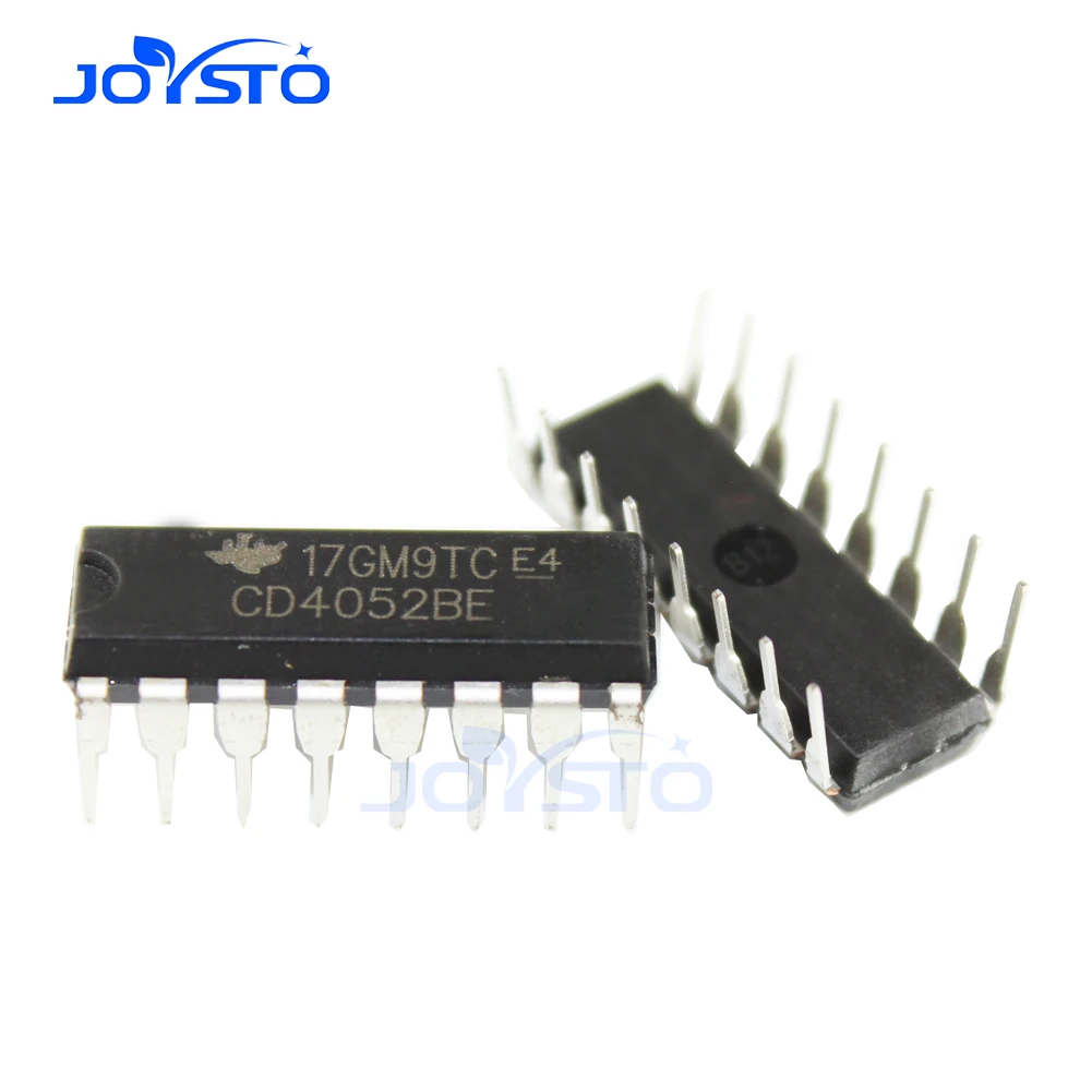 100pcs/lot CD4052BE CD4052 CMOS Analog Multiplexers IC DIP-16