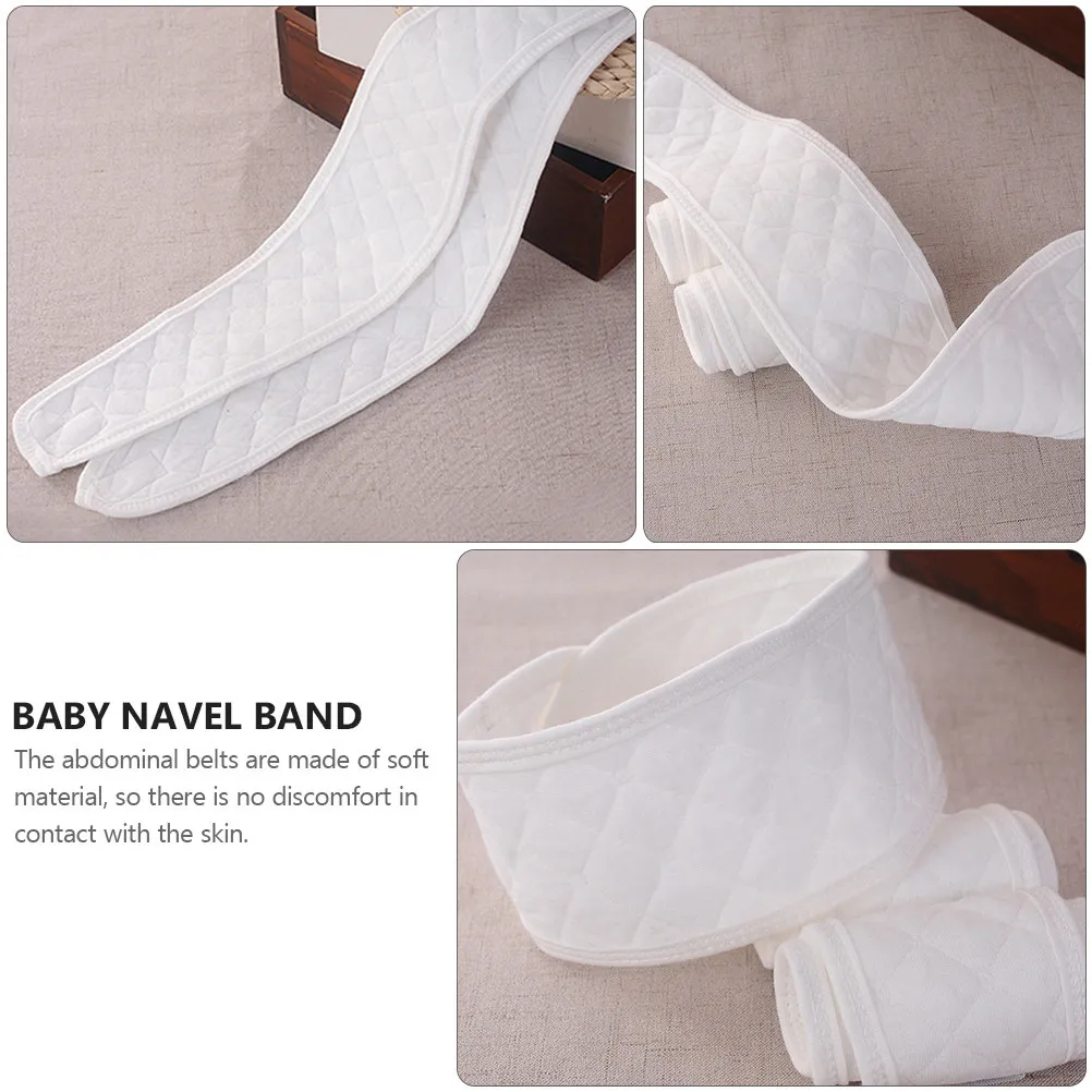 Baby Belly Bands 8 Pack Cotton Soft Warm Navel Protector Stretchy Abdominal Wrap for Infants