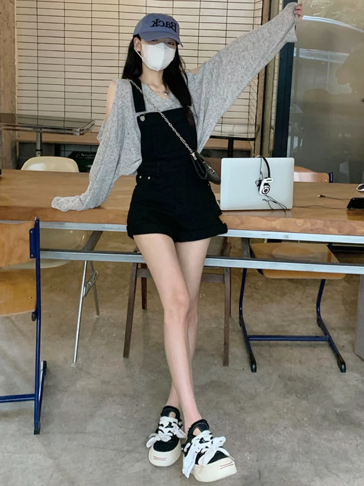 S-5XL Rompers Women Simple Leisure Streetwear Classic Ulzzang Popular Students All-match Loose Holiday Sweet Attractive Daily