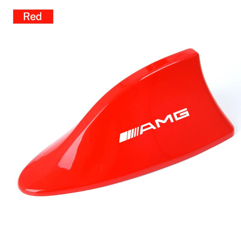 

Car Top Signal Aerials Shark Fin Antenna Decoration Accessories For Mercedes Benz AMG Class A W222 W204 W214 CLS CLE CLA Class