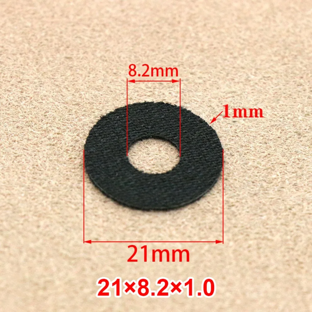 1 pièces moulinet de pêche en Fiber de carbone rondelles de frein 1mm rondelles de traînée noires outils de pêche accessoires pour moulinets de tambour Baitcasting