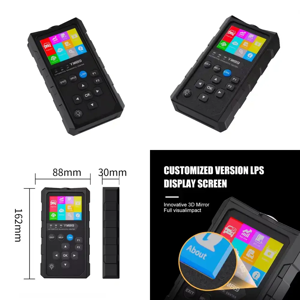

Диагностический сканер OBD2/EOBD для автомобиля: тестер аккумуляторов, считыватель кодов неисправностей системы двигателя, диагностика транспортных средств