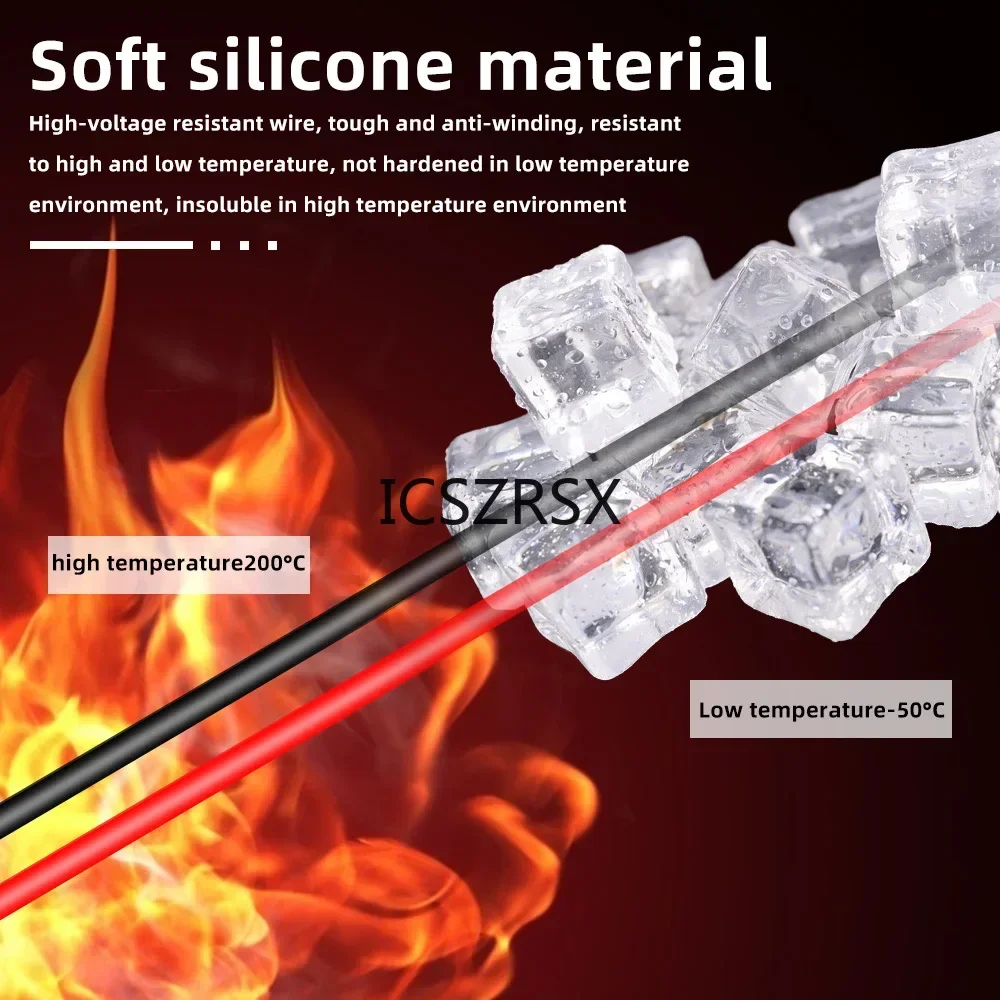 2 пары, силиконовые Щупы для мультиметра, 1000 В, 20 А