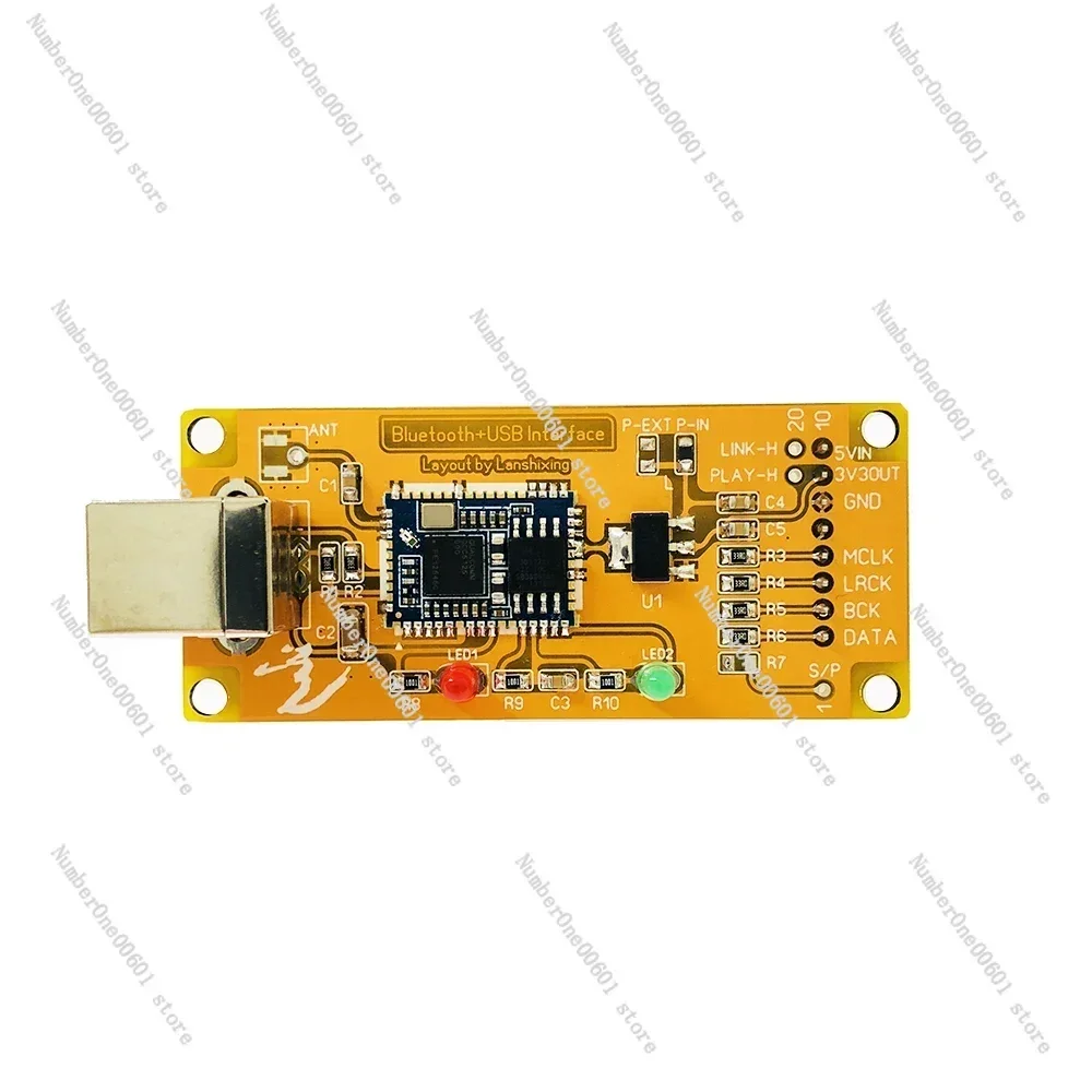 For QCC5125 Bluetooth USB Card IIS Output Digital Interface Compatible with XMOS