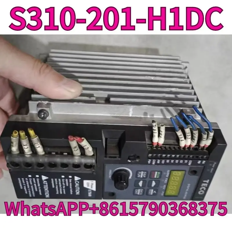 

Used frequency converter S310-201-H1DC, 220V 0.75KW Test OK, fast delivery