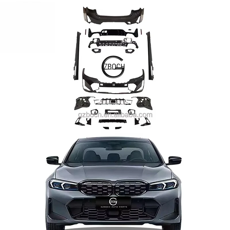 

For 3 Series G20 2023+ Upgrade M Tech LCI Car Bumper Front Bumper Side Skirt Rear Bumper Diffuser