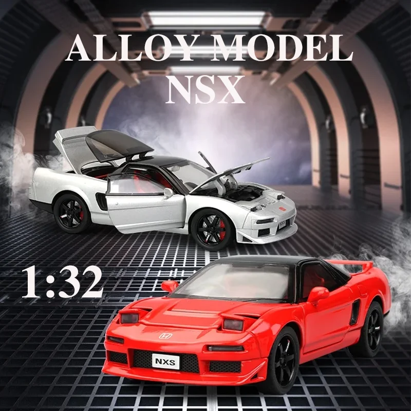 

Honda Acura NSX NA1 1:32 Supercar Racing Sport Couple Alloy Metal Diecast Model Car Sound & Light Collection Simulation Toy Gift