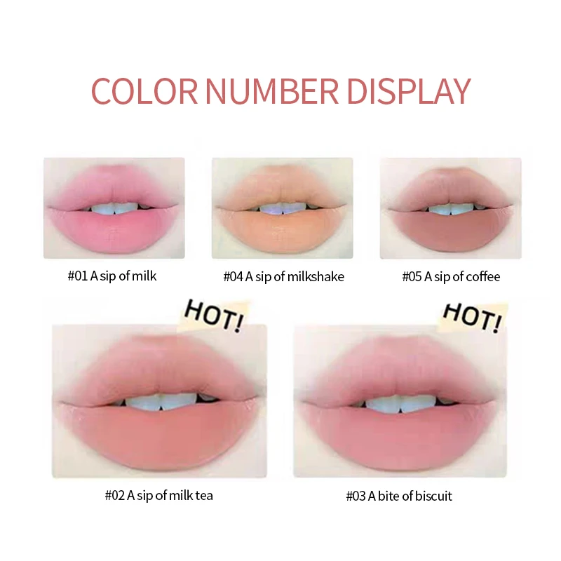 قلم تحديد الشفاه غير اللامع من CAPPUVINI قلم أحمر الشفاه المقاوم للماء يدوم طويلاً قلم أحمر الشفاه #3