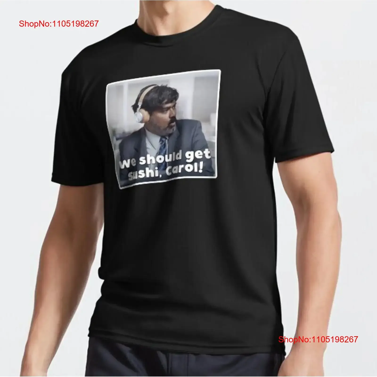 MÁS POPULAR Deberías conseguir sushi Carol Divertido Humor Comida Camiseta activa vintage Lavado Unisex Cómodo Versátil Ligeramente