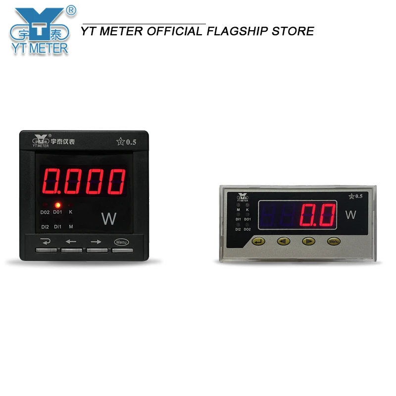 Intelligent digital display single-phase active power meter kW meter digital DP35 3K1 200w 11kw 220Vledkw