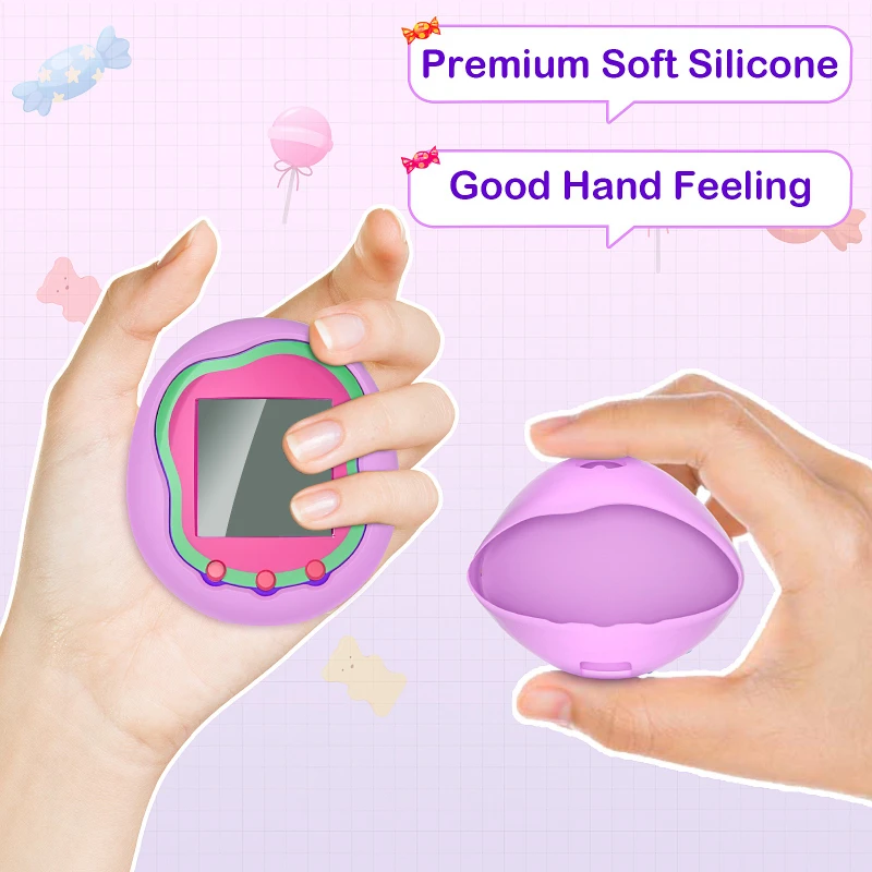 New Arrival! Cartoon Candy Style Liquid Silicone Cover For Tamagotchi Pix - Perfect Fit Guaranteed