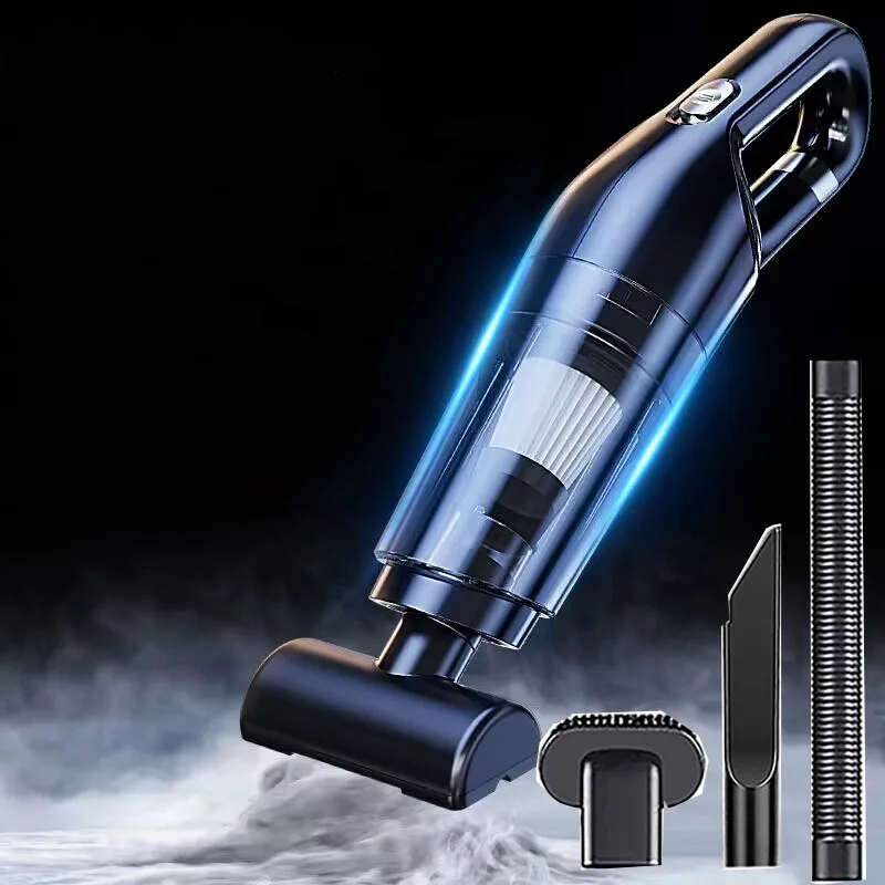 

120W High Power Suction Car Vacuum Cleaner Wet Dry Dual-Use Car Wireless Charging Car Household Handheld Vacuum Cleaner