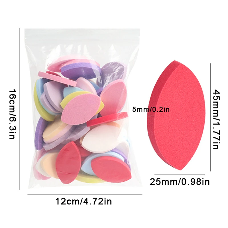 50PCS False Eyelash Pads Beginner Lash Map Soft Sponge Chart Wispy Lashes Reusable Makeup Puffs Training Eyelash Extensions Tool view 6