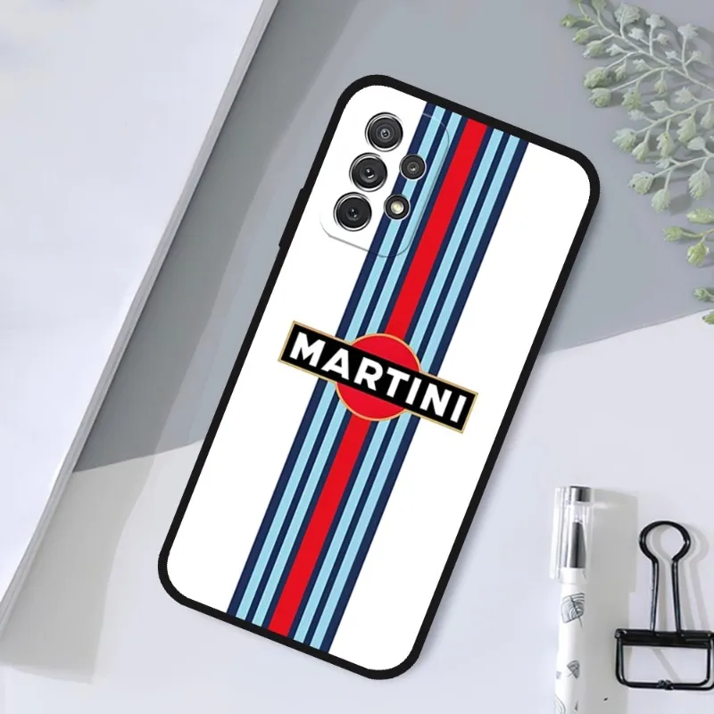 Racing Martini Phone Case For Samsung S21 S20 Fe S30 S22 Pro Ultra S10 S7 E S9 S8 Plus Edge S6 Soft Silicone Cover