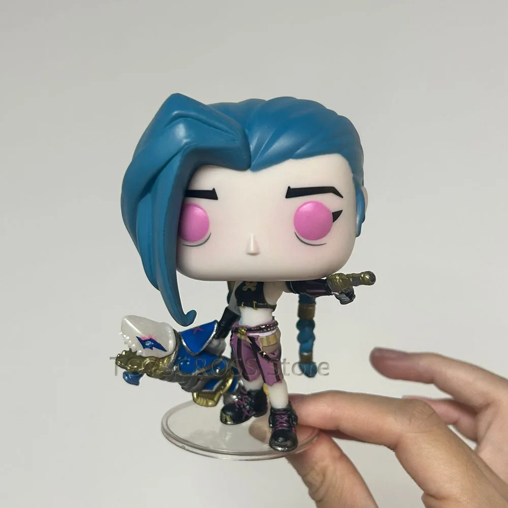 ألعاب Funko Pop Arcane League Lengends Jinx # 1602 لعبة شخصيات الحركة من الفينيل هدايا للأطفال مجموعة الدمى