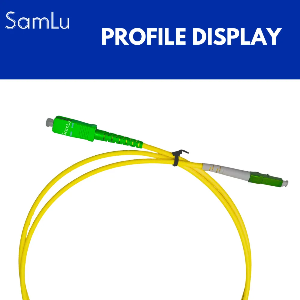 Câble Fiber Optique SC/APC vers LC/APC 2.0mm LSZH G657A1, fil de Fiber optique 1M 2M 3M 5M, cordon de raccordement convertisseur à noyau unique