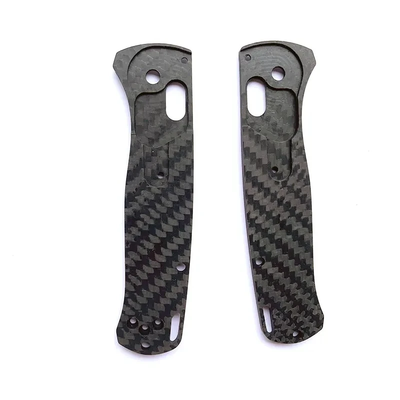 1pair Full 3K Carbon Fiber Material Handle Scales for BM Bugout 535 Folding Knife Patch Material DIY Modification Accessories