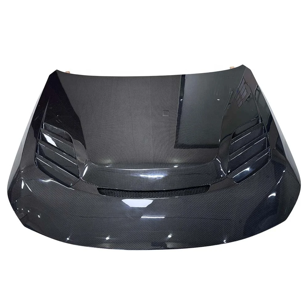 LARIDAS New V Style Pre-preg Dry Carbon Fiber Hood/Bonnet Bolts for G87 M2/G42 Bolt-On Installation Engine Ventilation 2