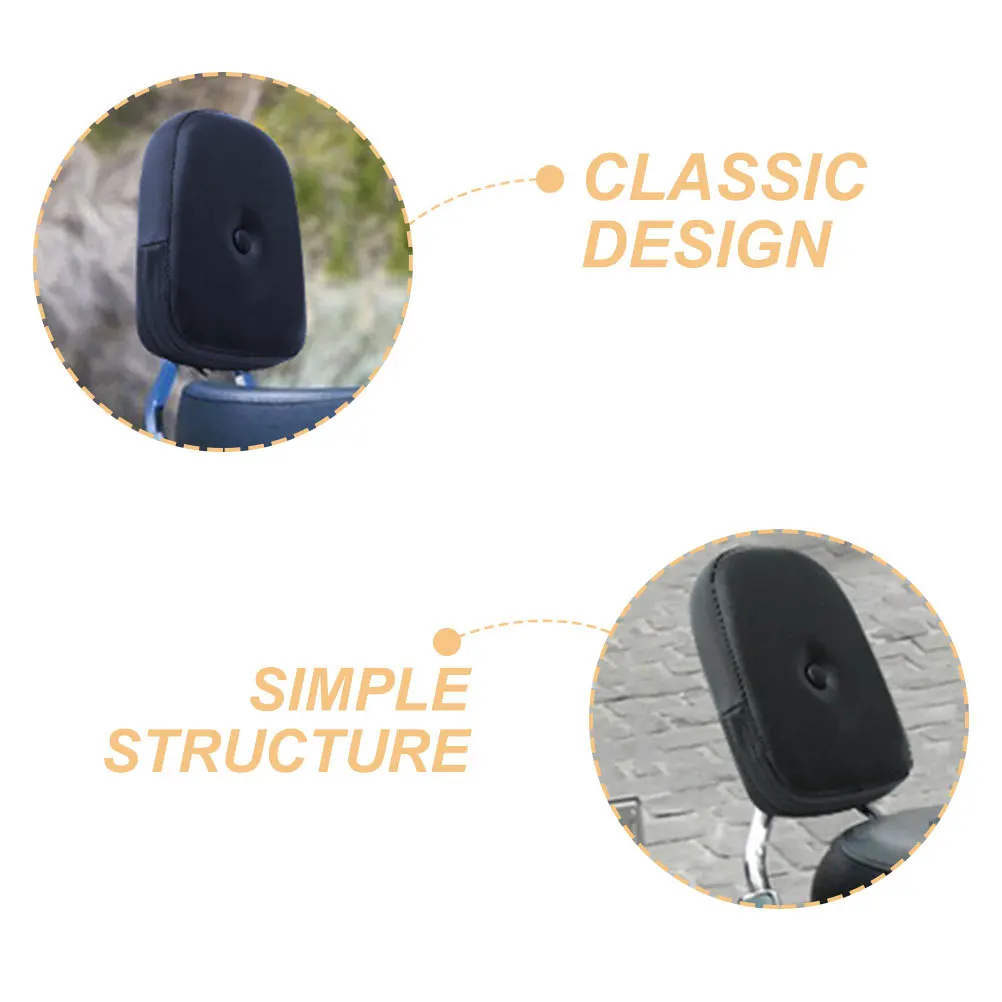 

Motorcycle Backseat Cushion Universal Design Easy Install Passenger Seat Backrest Pad Rear Backrest Support Backseat Cushion