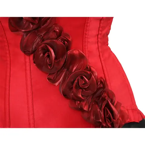 महिलाओं के लिए कोर्सेट, साटन लेस-अप कोर्सेट, फ्लोरल बस्टियर, विंटेज कोर्सेज, शोगर्ल, प्लस साइज़ बर्लेस्क आउटफिट, ग्रेजुएशन पार्टी कॉस्ट्यूम्स 8 best sales कोर्सेट पुष्प - №7