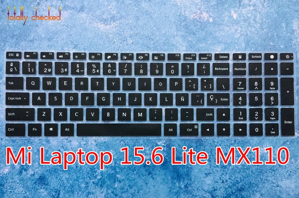 Spanish alphabet For Xiaomi Mi Notebook Air 12 13 15 12.5 13.5 15.6 (before 2021) Pro Gaming   Laptop Keyboard Protector cover