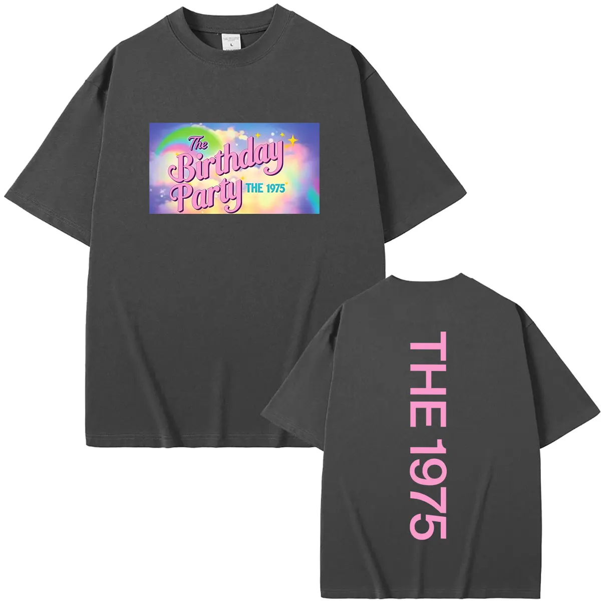 Alternative Rock Band The 1975 Notes on A Conditional Form The Birthday Party T-shirt Men Women Gothic Oversized T Shirts Tops