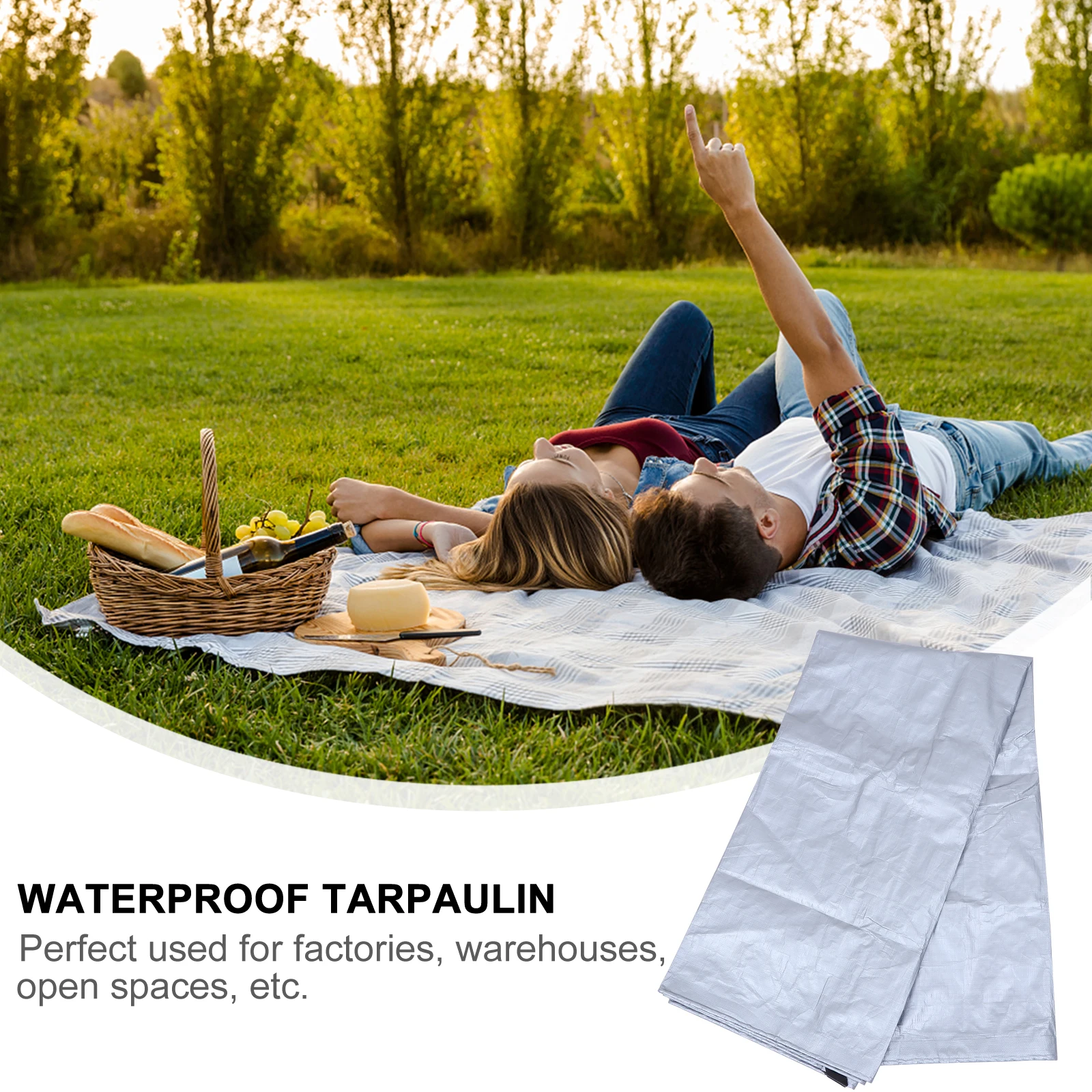

1 pc Waterproof Tarpaulin Thickened Sun Protection Rain Proof Canopy For Garden Outdoor Furniture Machinery Covering 110X128Cm