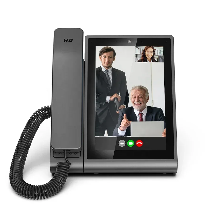 Office Meeting Phone with HD   Video calling Ethernet POE Port WiFi Voip  Android  desk SIP phone