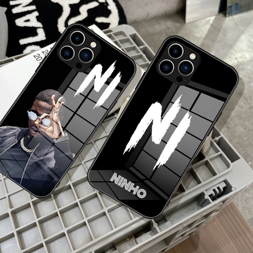 Ninho France French Rapper Phone Case Tempered Glass For IPhone 15 14 11 12 Pro 8 7 14 15 Plus 13 14 Pro MAX XR Covers