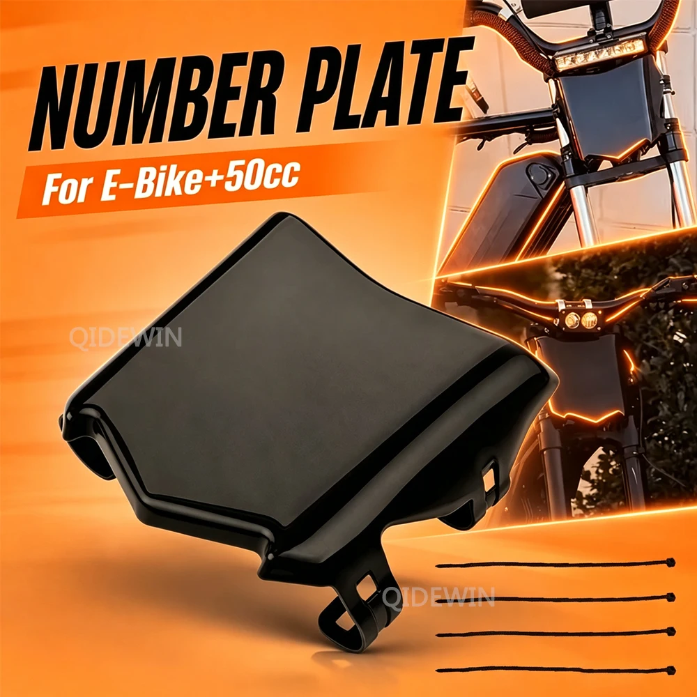 Electric Bike Front License Plate For Surron S X Motorcycle Accessories Number Plate For Stark Varg Talaria Sting Q20 Dirt EBike
