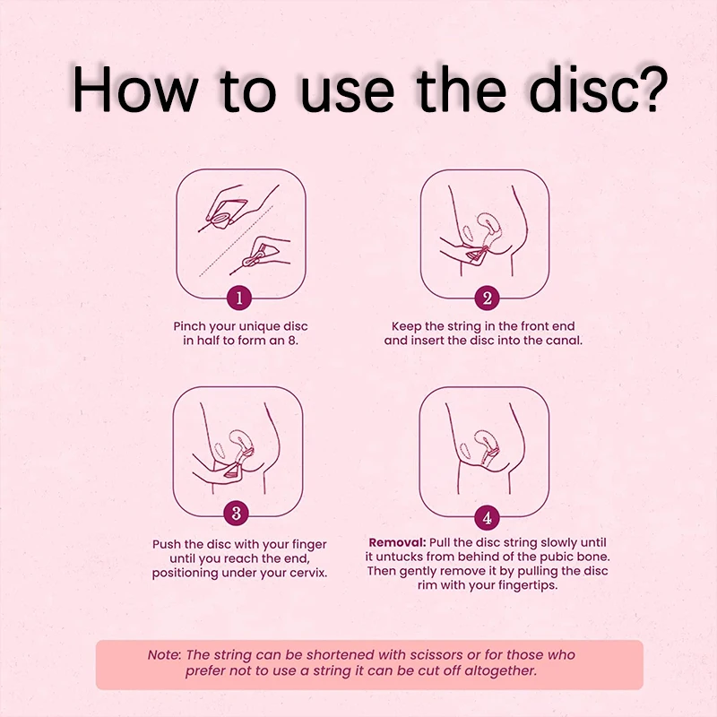 女性用月経ディスク、コード付き、再利用可能な医療用シリコンディスクコレクター、生理用月経ディスク、月経コパ