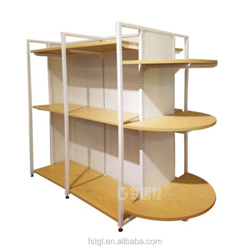 (customized)Shelves Supermarket Store Fruits and Vegetable Display Market Wooden Fruit Vegetable Display Rack Duty Wo